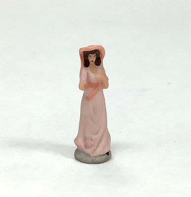 Porcelain Figure, Woman in Pink by Carol Pongracic
